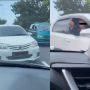 Pengemudi Mobil Ditegur karena Lawan Arah Malah Acungkan Jari Tengah, Publik Catat Plat Nomornya
