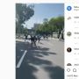 Viral, Pemain Sepatu Roda Penuhi Jalan Raya Hingga Ganggu Pengguna Jalan Lain di Jakarta Buat Geram Warganet