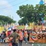 Rayakan May Day, Buruh Sudah Menyemut di Depan Gedung TVRI Siap-siap Longmarch Geruduk DPR RI
