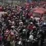 Dua Angkot Tabrakan di Tambak Serang, Kemacetan Panjang Terjadi