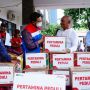 Tanggap Bencana, Pertamina Salurkan Bantuan untuk Posko Banjir Rob Tanjung Mas Semarang