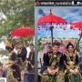 Witan Sulaiman Pakai Baju Adat Sasak Lengkap Dengan Sapuq Saat Menikah di Palu