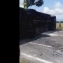 Ngeri! Video Kecelakaan Bus Sugeng Rahayu di Jalan Madiun-Surabaya, Satu Bus Sampai Terguling