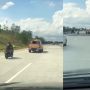 Heboh Aksi Kejar-kejaran Petugas Tol dengan Pengemudi Sepeda Motor, Warganet Tanyakan 'Kok Bisa Lolos Gerbang Tol?'