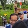 Warga Antusias Dapat Bingkisan dari Jokowi, Sosok Ini Tetap Tenang Duduk di Atas Pagar, Tingkahnya Jadi Sorotan
