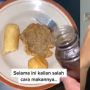 Bukan Dicocol tapi Diminum, Cara Pria Ini Makan Pempek Bikin Warganet Kesal