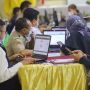 Suasana di Posko Pelayanan PPDB SMA Negeri 70