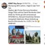Meme Stupa Borobodur Mirip Jokowi yang Diunggah Roy Suryo Berbau SARA, Wamenag: Simbol Agama Jangan jadi Bahan Guyonan!