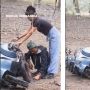 Aksi Sepele Wanita Ketika Lihat Pemotor Perbaiki Vespa Mogok Bikin Kaum Jomblo Iri, Ini Alasannya