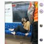 Viral Petugas Tegur Penumpang Wanita Karena Berbaring Tidur di KRL, Netizen Berdebat