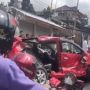 Detik-detik Seusai Kecelakan Bus Maut di Tabanan, Deretan Mobil Dan Motor Ringsek di Jalanan