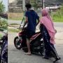 Motor Pasangan Ini Tiba-tiba Patah, Warganet Kaget Lihat Wujudnya