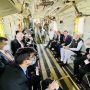 Momen Jokowi Naik Helikopter Militer Bareng Para Pemimpin Dunia