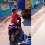 Viral Bocah Kendarai Sepeda Motor Berujung Tabrak Truk, Warganet Kompak Salahkan Orang Tuanya