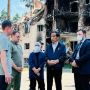 Jokowi Sedih saat Melihat Apartemen Rusak Akibat Perang di Ukraina
