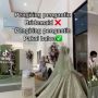 Enggak Pakai Bridesmaid, Pengantin Ini Didampingi Balon Saat Resepsi