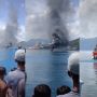 Terjadi Lagi, Speedboat Puskesmas Keliling di Anambas Terbakar