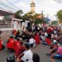 Massa Demo Sambut Kedatangan Presiden Jokowi di Medan