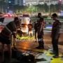 Viral Di Medsos, Pria Diduga Pemulung Tewas Bersimbah Darah Di Trotoar Jalan Gatot Subroto
