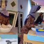 Kreatif, Tukang Karedok Ulek Bumbu Dibantu Dua Menekin, Publik: Kok Kepikiran S3 Teknik