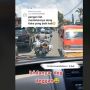 Kawal Mobil Ambulans saat Macet, Teknik Polisi Ini Hentikan Pengendara Gak Kaleng-kaleng