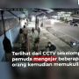 Viral Rekaman CCTV Aksi Pengeroyokan Gerombolan Pemuda kepada PKL di Bandung, Publik Dibuat Geram: Kirim ke Gaza