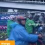 Pemotor Nekat Rusak Tanaman Trotoar Demi Menghindari Razia Polisi