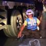 Berkendara Malam-malam, Kakek Rahman Tabrak Truk Parkir, Begini Kondisinya
