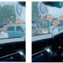 Viral Pria Acungkan Jari Tengah ke Pemobil, Nyali Ciut ketika Sopir Buka Kaca Mobil