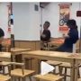 Viral, Emak-emak Tendang Bokong Pria Buka Celana di Tempat Umum