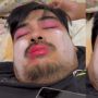 Wajah Bapak Ini Full Makeup Karya Anaknya, Netizen: Pas Pacaran Jadiin Badut Ibunya Pas Udah Nikah Jadiin Badut Anaknya
