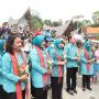 Ketum TP PKK Tekankan Pentingnya Kesehatan saat Sambangi Kampung Ulos Samosir