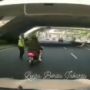 Viral! Pemotor Terobos Jalan Sudirman, Nyaris Diserempet Mobil Saat Hendak Dihentikan Polisi