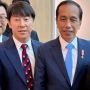 Erick Thohir Unggah Foto Selfie Bareng Presiden Jokowi dan Shin Tae-yong, Netizen Singgung Training Center