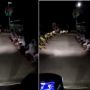Nunggu Kyai Pulang Haji, Puluhan Santri Rela Duduk di Pinggir Jalan Malam Hari, Publik: Bentuk Penghormatan