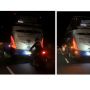 Cara Berkendara Pemotor di Belakang Bus Jadi Sorotan Publik, Cukup Membahayakan