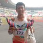 ASEAN Para Games 2022: Raih Emas Pakai Sepatu Hadiah dari Istri, Eko Nugraha Langsung Tulis Nama Istri dan Anak