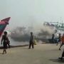 Bongkar Muatan, Kapal Ikan Terbakar di Dermaga PPS Muara Baru, Kerugian Rp 100 Juta