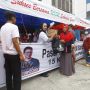 Harga Bahan Pokok Terus Naik, Relawan UKM Emak-emak Sahabat SandiUno Bantu Masyarakat Gelar Bazar Sembako Murah