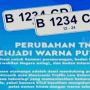 Plat Nomor Kendaraan Warna Dasar Putih di Sampang Mulai Diberlakukan