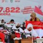 Unik, Peringati HUT RI ke-77, Pemkab Banyuwangi Produksi Bendera Sejumlah 17.822