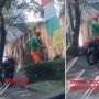 Bak Kerasukan Setan, Aksi Pria Diduga Lakukan KDRT di Pinggir Jalan Viral, Menendang Sampai Tabrak Istri Pakai Motor