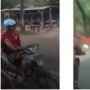 Viral Aksi Pria Kendarai Motor sambil Tiduran Bikin Publik Resah: Tutorial Persingkat Usia