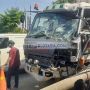 Truk Tabrak Tiang Listrik hingga Roboh di Medan, Begini Kejadiannya