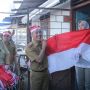 Rayakan HUT RI, 10.000 Bendera Merah Putih Dibagikan Gratis pada Warga Palembang