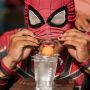 Spiderman Ikutan Lomba 17 Agustus-an