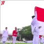 Tim Pancasila Tangguh Berhasil Kibarkan Bendera Merah Putih di Istana Merdeka