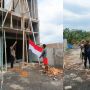 Viral! Semangat Nasionalisme Kuli Bangunan Gelar Upacara 17 Agustus, Tuai Apresiasi Publik