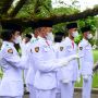 Tim Pancasila Sakti Siap Bertugas pada Upacara Penurunan Bendera Sang Merah Putih di Istana Merdeka