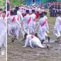 Paskibra di Riau Becek-becekan di Lapangan Berlumpur hingga Ada yang Terjatuh